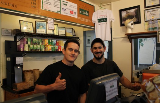 Strada baristas Carlos and Christian. Photo: Siciliana Trevino