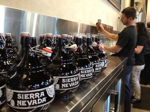 Torpedo Room customers can choose to fill “growlers” to take home with them. Photo: Siciliana Trevino